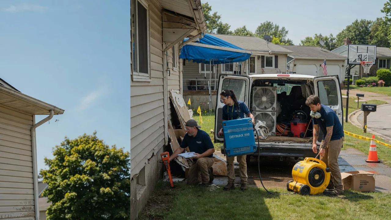 Ceiling Leak Cleanup in Zanesville, OH near me