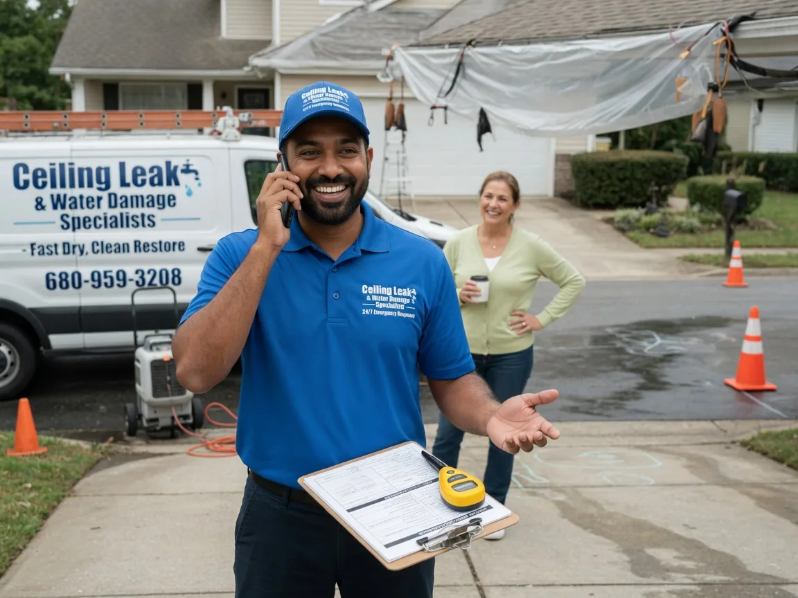 Ceiling Leak Cleanup Zanesville, OH FAQs